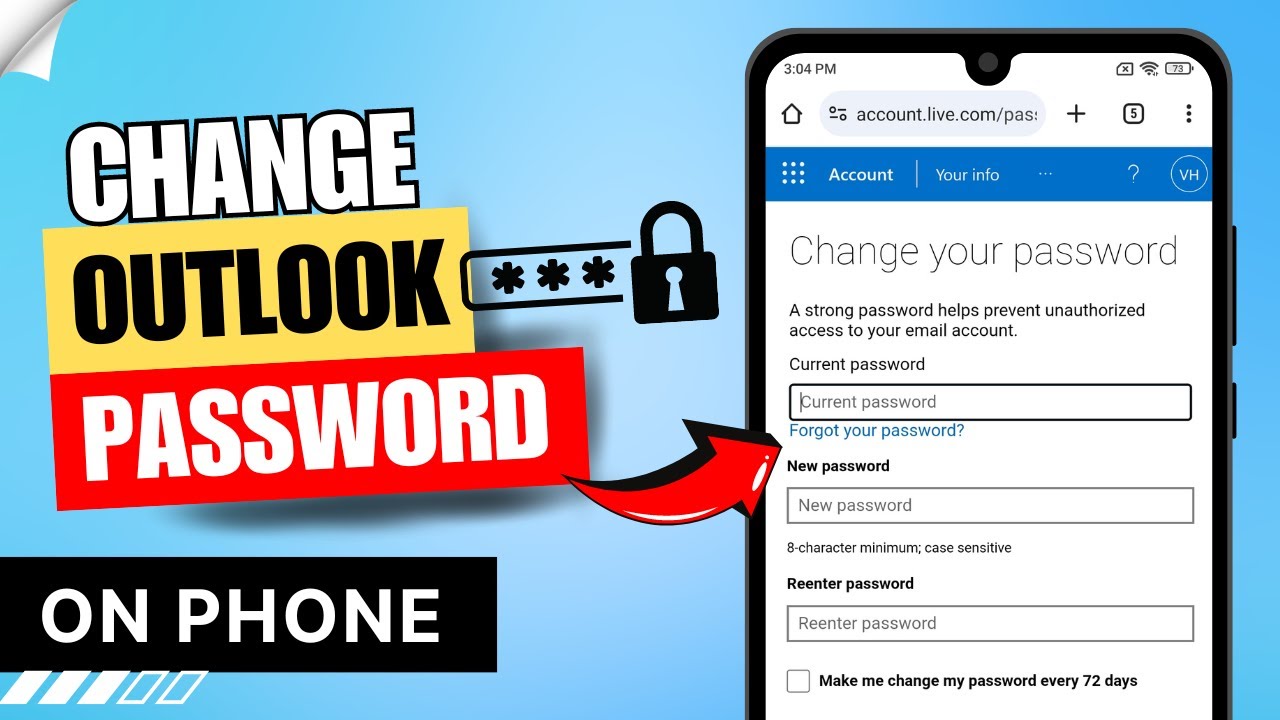 Reset Your Outlook Email Password